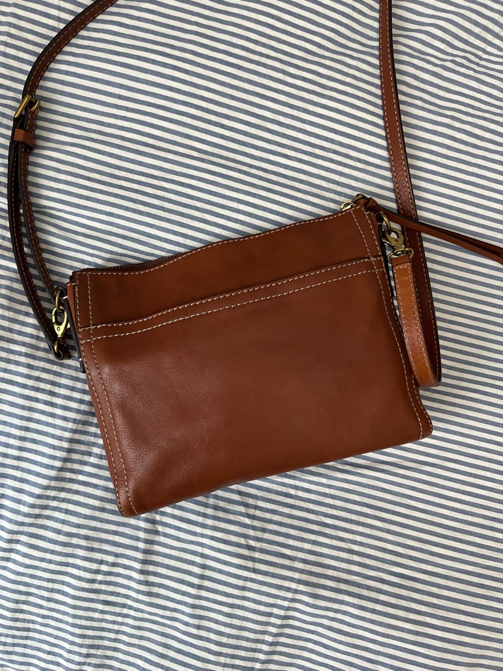 Fossil Emma Leather Crossbody Bag